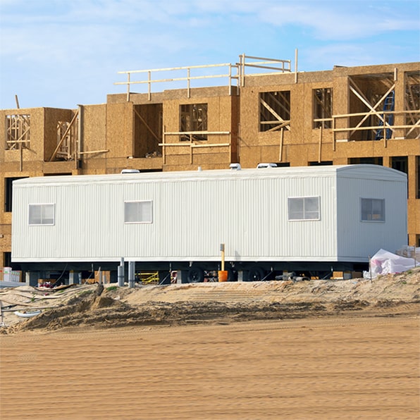construction trailers offers a variety of trailers including office trailers, storage trailers, and restroom trailers